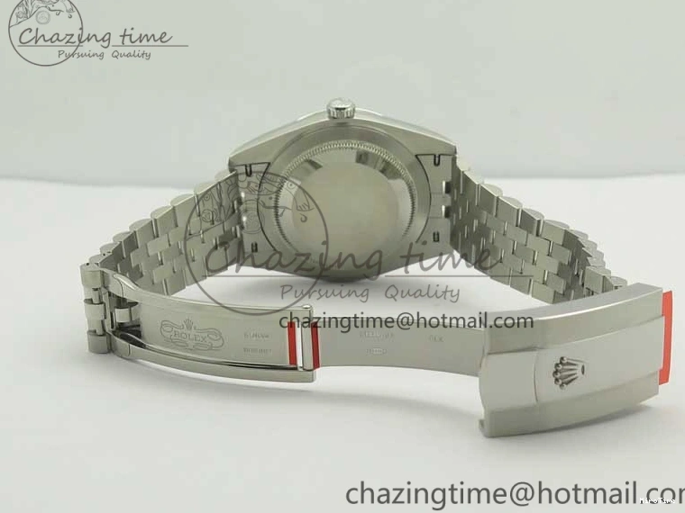 MiroTime 0219 DateJust 41 126334 SS REF 1:1 Best Edition Gray Dial Stick Markers on Jubilee Bracelet A3235 Clone V OdorResistant 3382